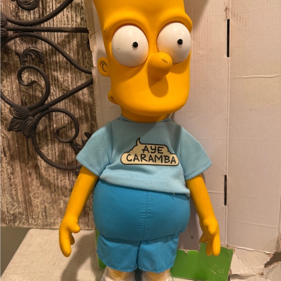 VTG 18" Bart Simpson Pull String Talking Doll 1990 Dan Dee The Simpsons 20th Fox - Picture 5 of 7